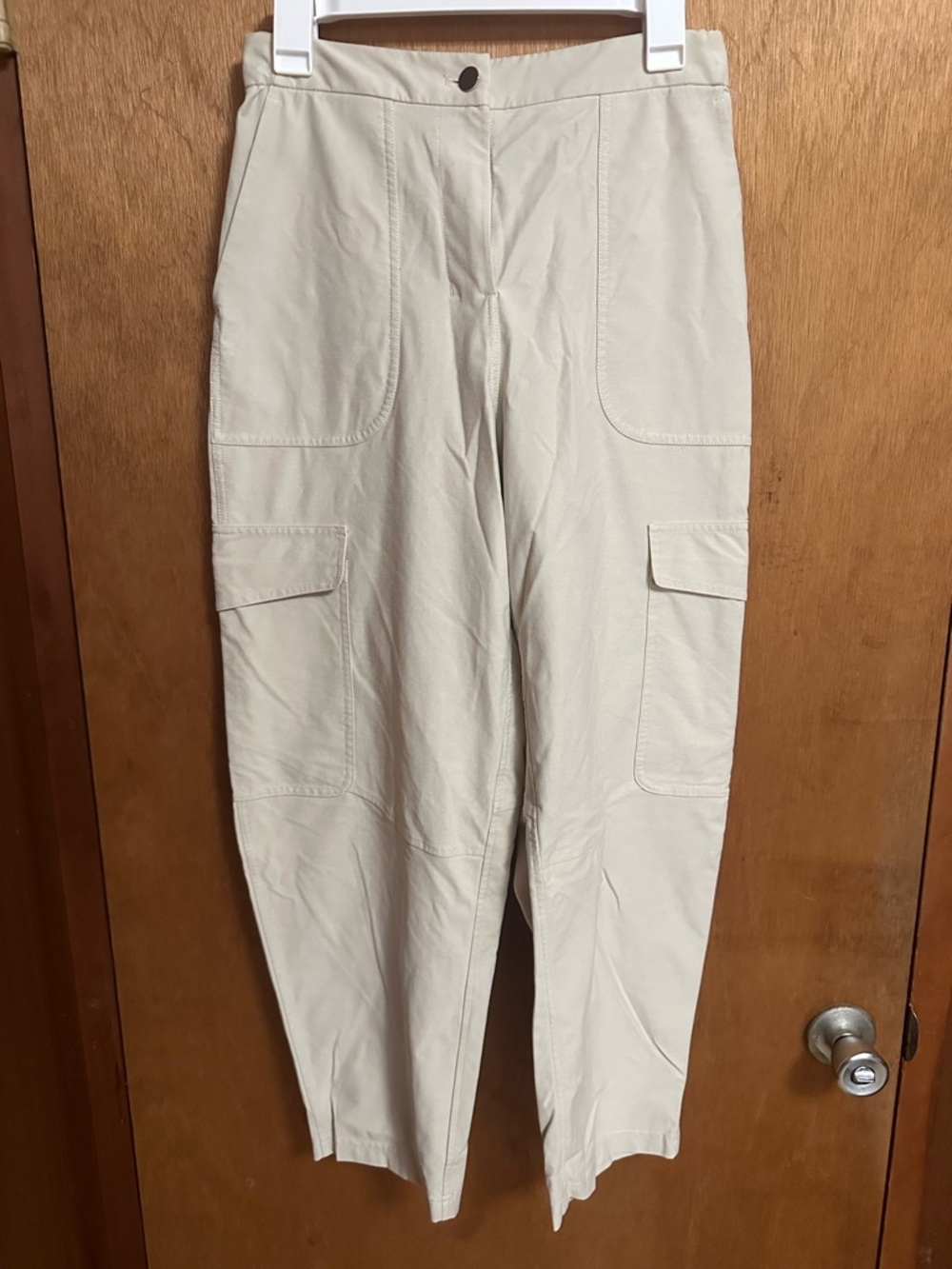 NWT lululemon athletica Cream Cargo Pants with Side Pocket